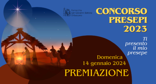 PREMIAZIONE Concorso Presepi 2023