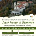 Pellegrinaggio Sacro Monte di Belmonte 16 ottobre 2024 Parrocchia San Giovanni Battista Orbassano